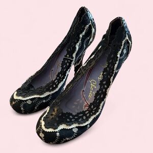 Vintage Patterned Designed Women’s Heels